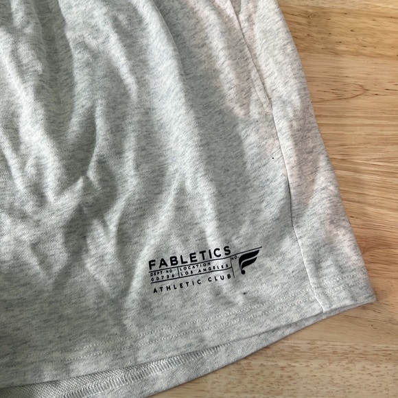 Fabletics lounge shorts plus size 1x new heather gray shorts - Picture 2 of 6